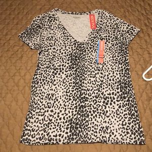 NWT grey cheetah top